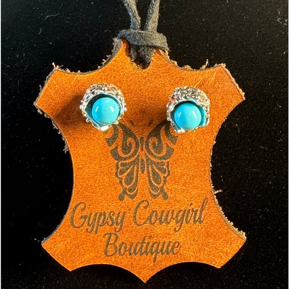 Jewelry - Southwest Style Turquoise Stud Post Fashion Earrings